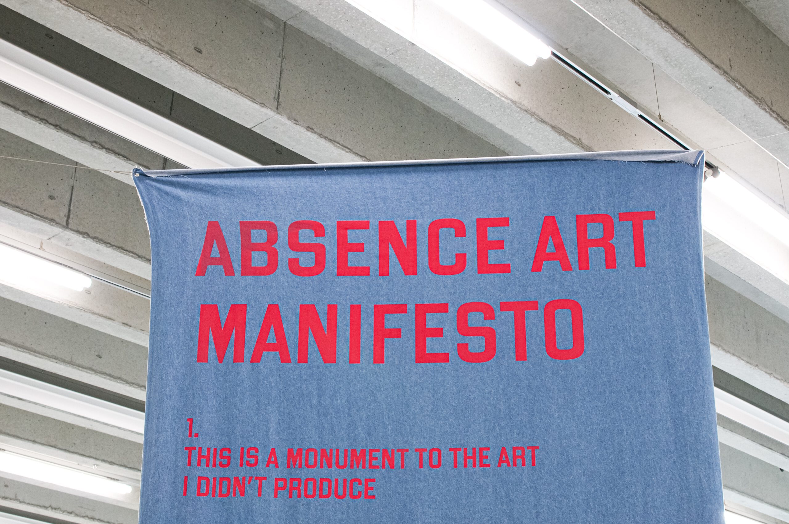 Absence Art Manifesto print artwork by Laura Mahnke